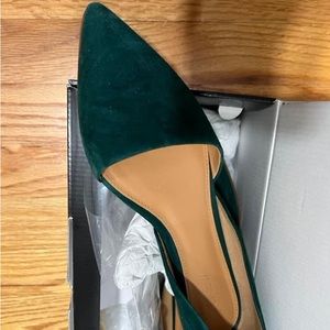 Beautiful J. Crew “Zoe Suede D’Orsay” flats